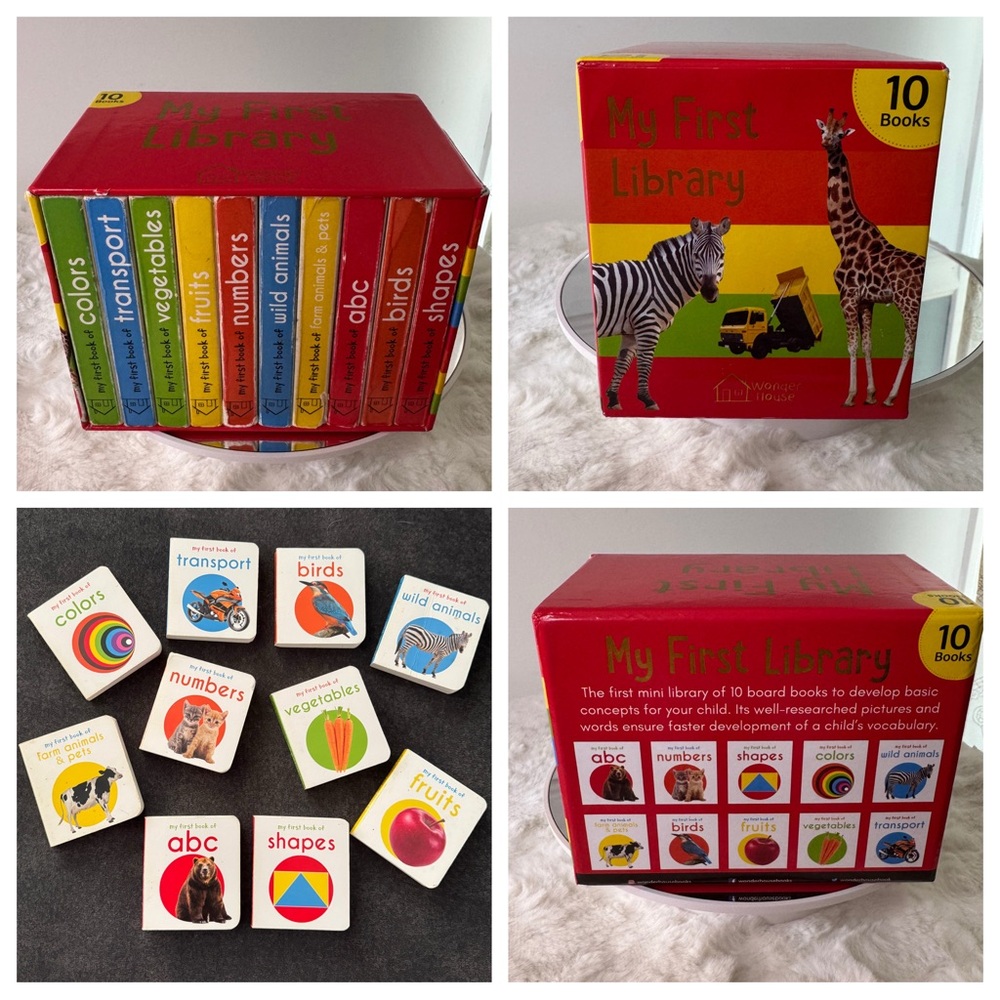 Little House My First Library: 10 Bestselling Board Books in a Box-Set -Children